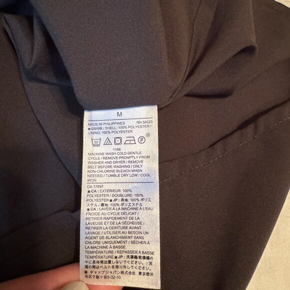 NWT Banana Republic Long-Sleeved Knee-Length Floral Dress with Tied Waist - Picture 11 of 11